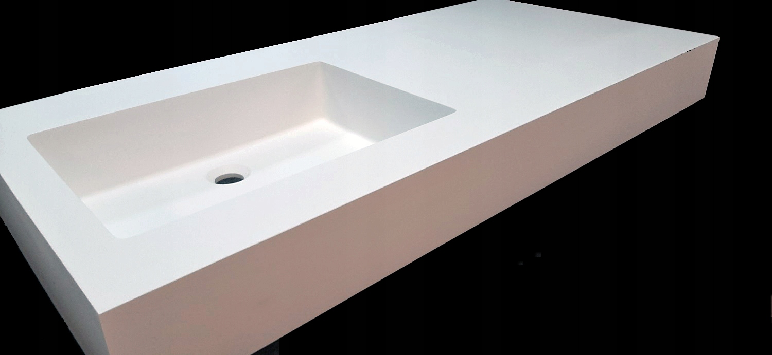 Umývadlo - Kúpeľňa Stôl 120cm High s 50x35cm Washbasin