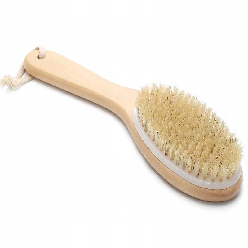 Sprchová tyč - Body Brush Natural Bristle Bristle Organic Sucha pokožka B