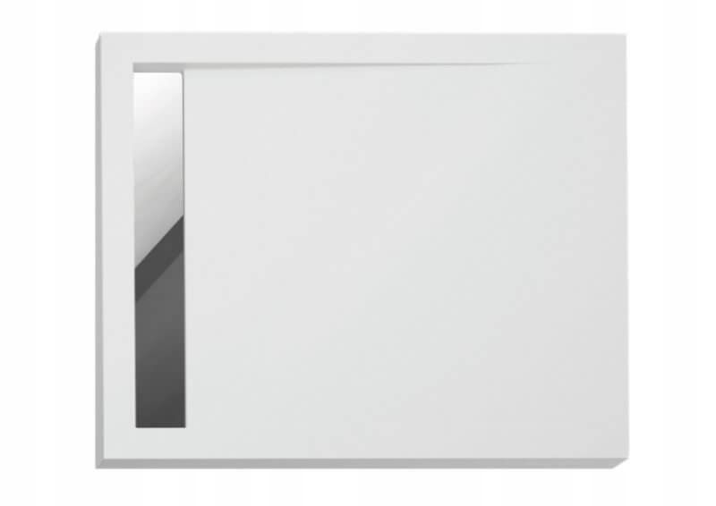 Sprchová vanička - Sprchový podnos 110x90x5 West White + Roet Steel + SIPHON