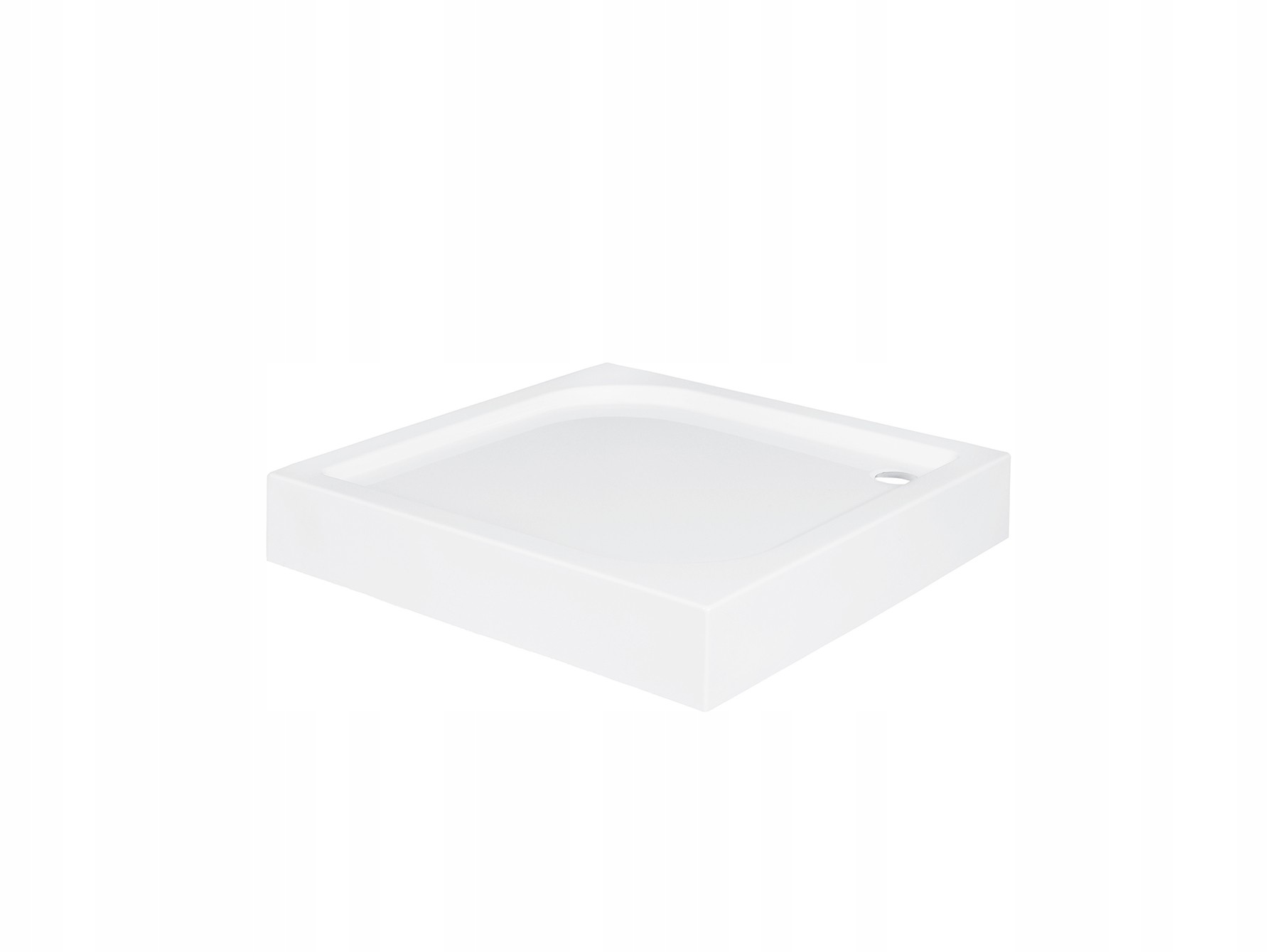 Sprchová vanička - Besco sprchový podnos Oskar Square 80x80x4 akryl