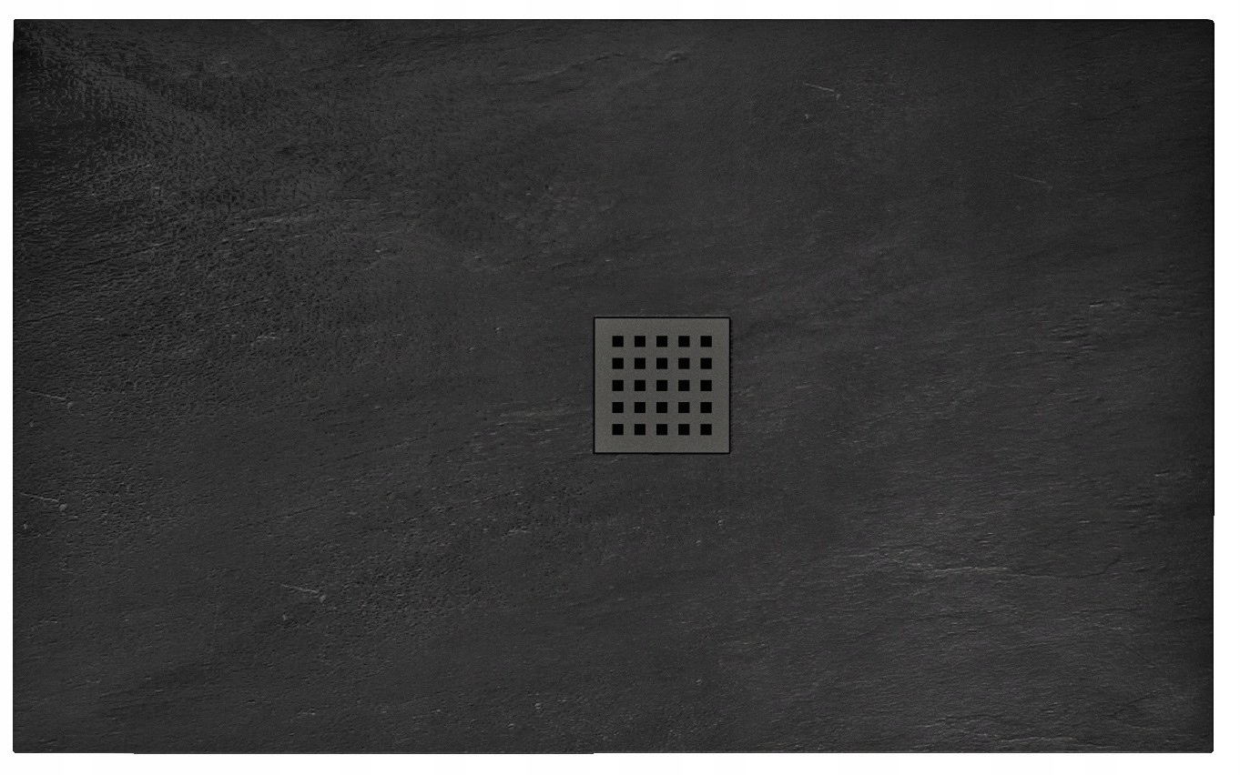 Sprchová vanička - Black Rock Stone Paddling bazén 80x100 čierny