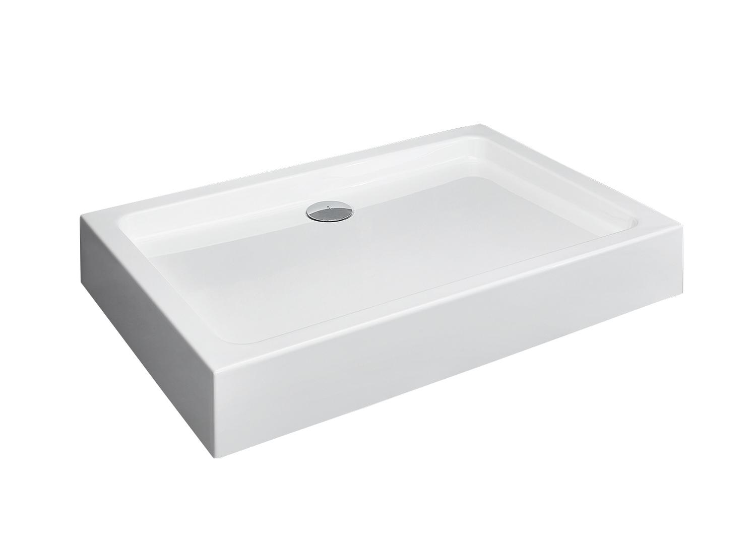 Sprchová vanička - Lros D 90x80 cm Sprchový podnos so Siphonom TB90P Radaway