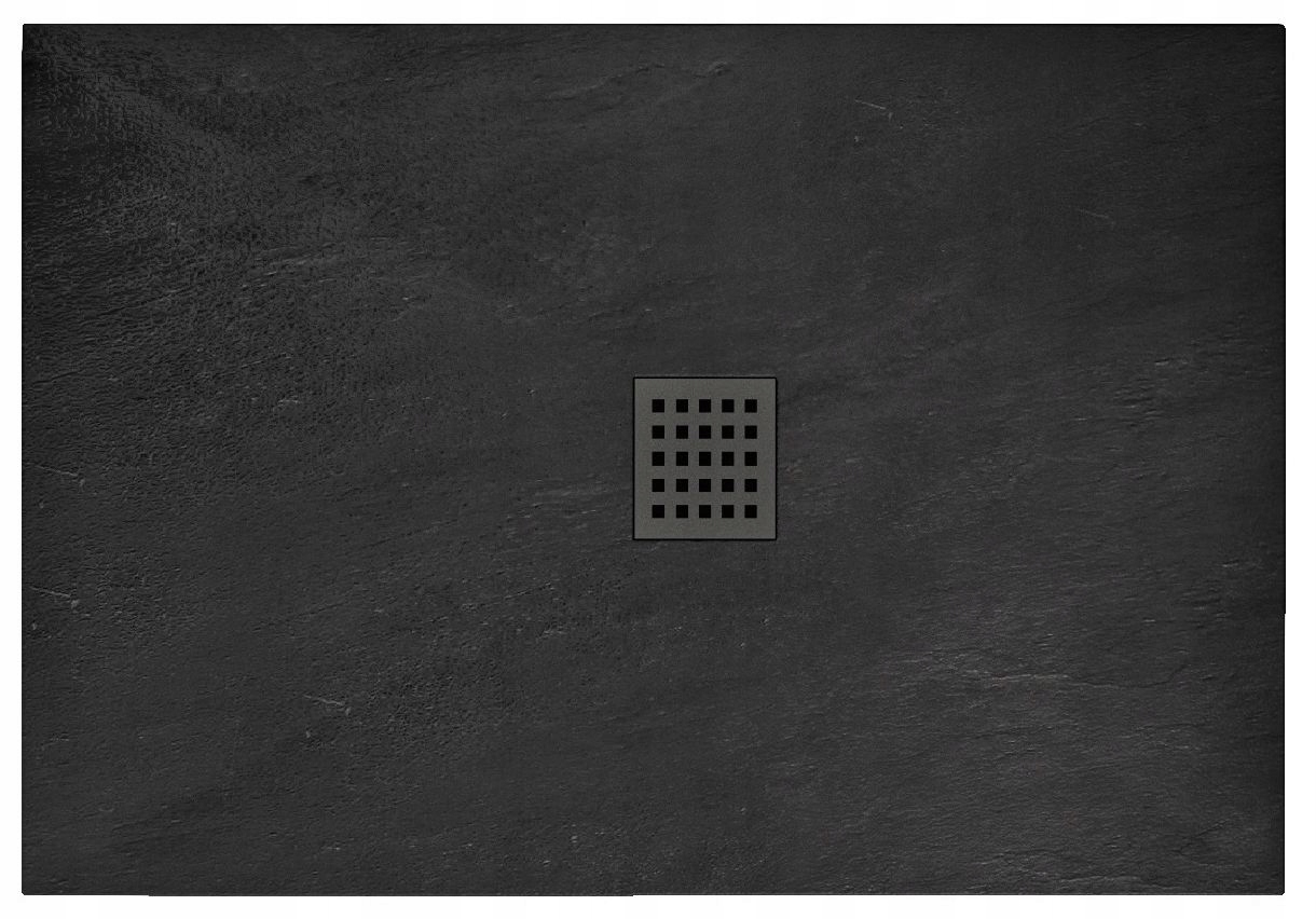 Sprchová vanička - Stone Rock 90x120 Čierna sprcha podnos