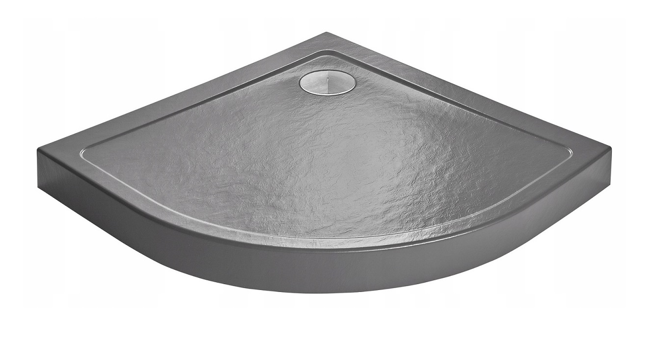 Sprchová vanička - RADAWAWAWAWOWE DEPORDAL PADDLING BACKLE A COMP 90x90 Stone Anthracite