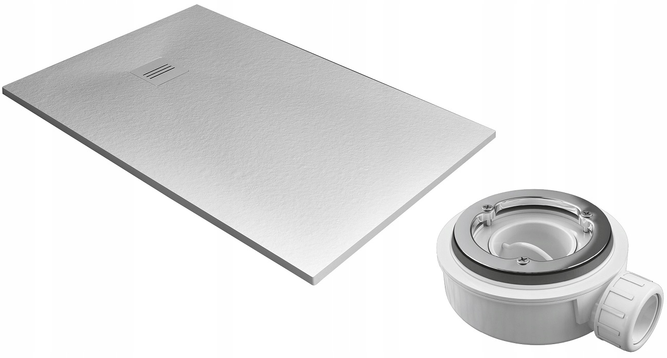 Sprchová vanička - RADAWAY KYNTOS F 180X100 Biela sprchová skriňa+SIPHON