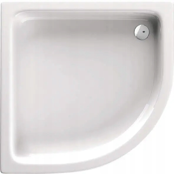 Sprchová vanička - Polovica akrylového pádlovacieho bazénu 90 cm biely KTU 031B