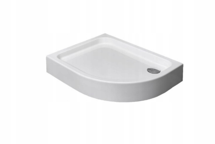Sprchová vanička - Asymetrická sprchová vanička Laros E Compact 100x80 ĽAVÁ