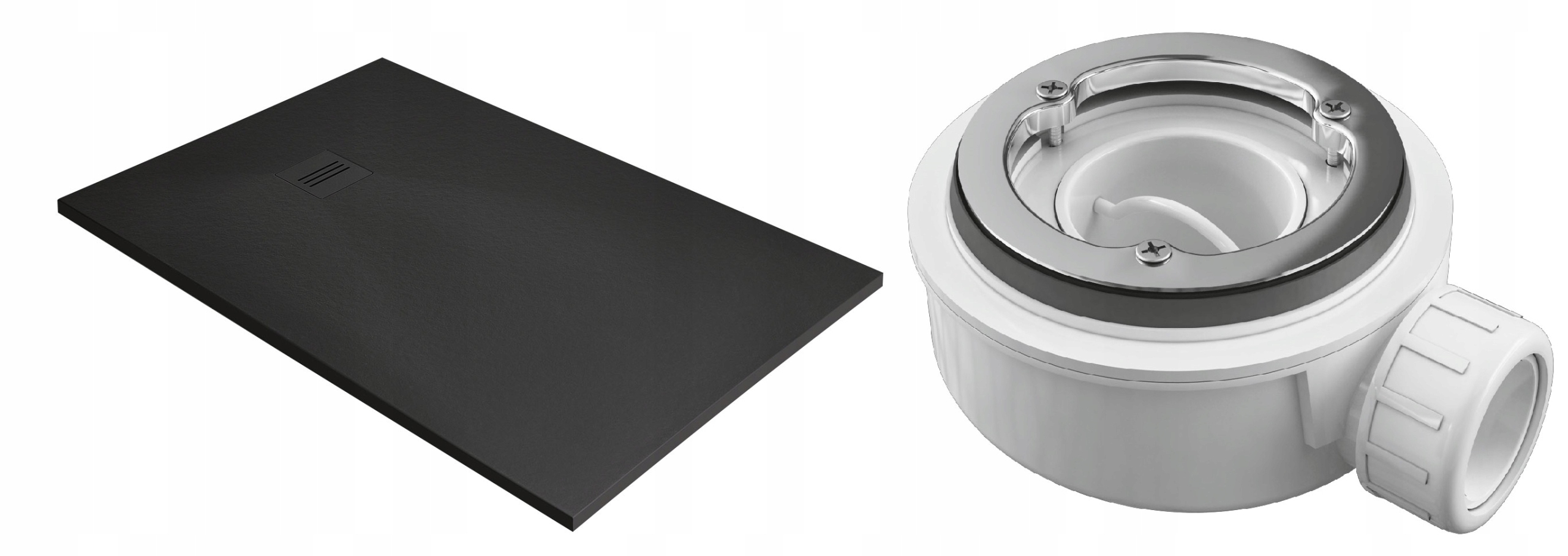 Sprchová vanička - Black Boxes Kyntos F 120x90 Radaway + HS1 Sifón