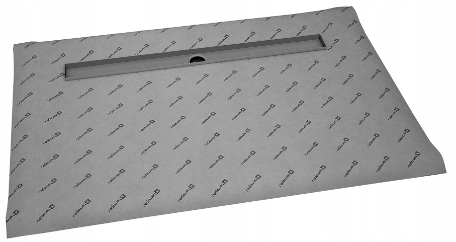 Sprchová vanička - Lineárny odtokový pádlujúci bazén 120x80 8-12 mm