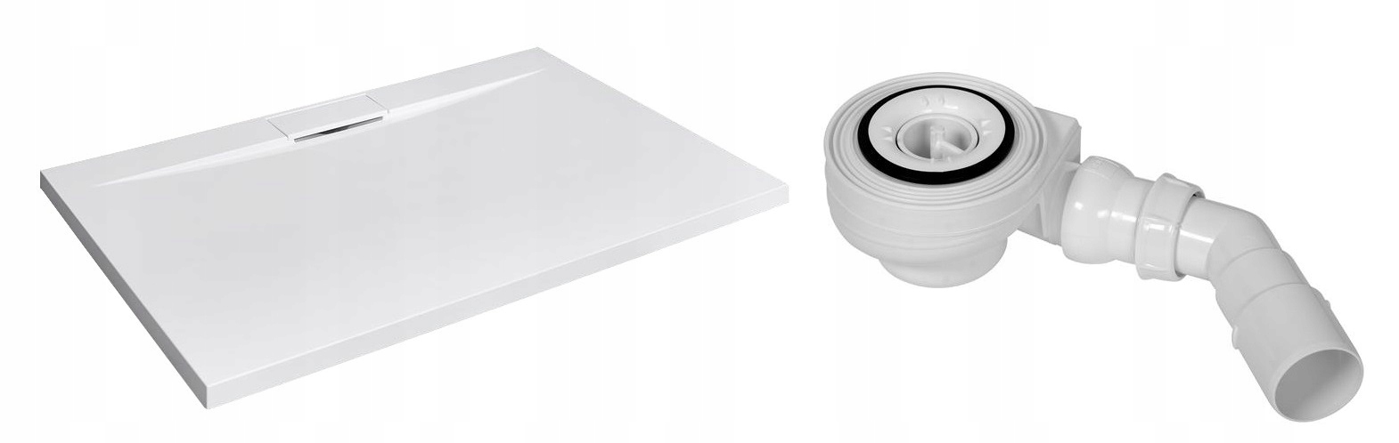 Sprchová vanička - Obdĺžniková sprchová vanička Giaros D 120x80 Radaway + sifón