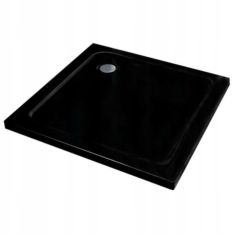 Sprchová vanička - Sprchový podnos 80x80 ST02A Black Slim+SIPHON