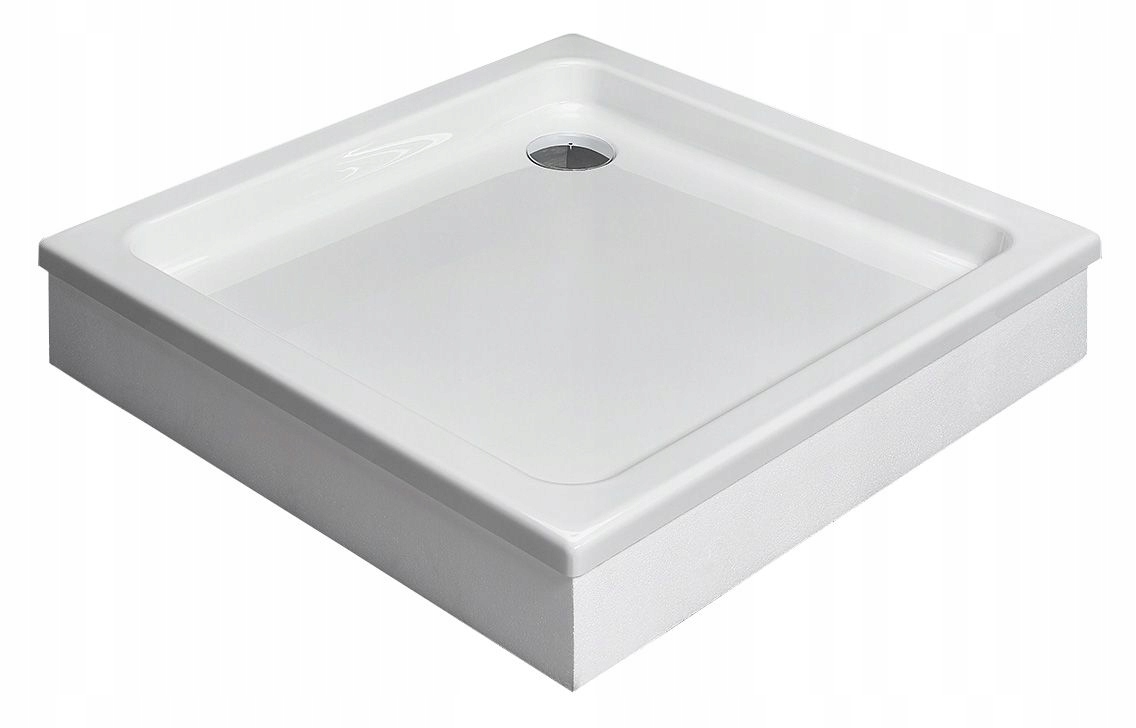 Sprchová vanička - Štvorcový sprchový podnos 90x90 siros c akryl