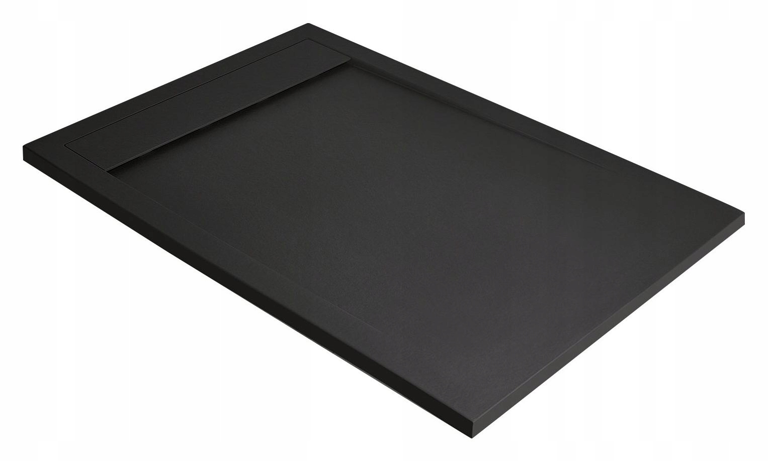 Sprchová vanička - Čierny obdĺžnik sprchový vypchávka 120x90 Teos f