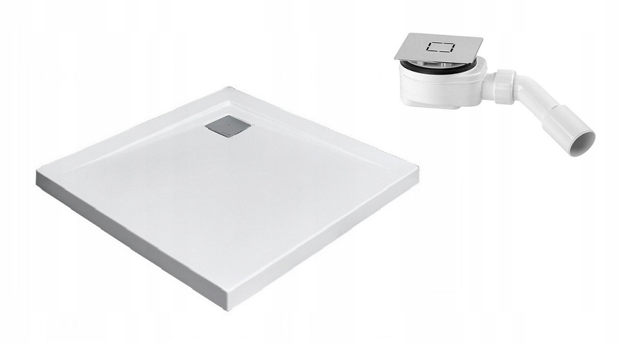 Sprchová vanička - Sprchový podnos + SIPHON RADAWAY ARGOS C 80x80 Square