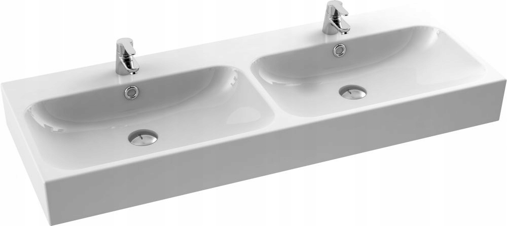 Umývadlo - CERASTYLE BASIN DOUBLE 121 cm Pinto