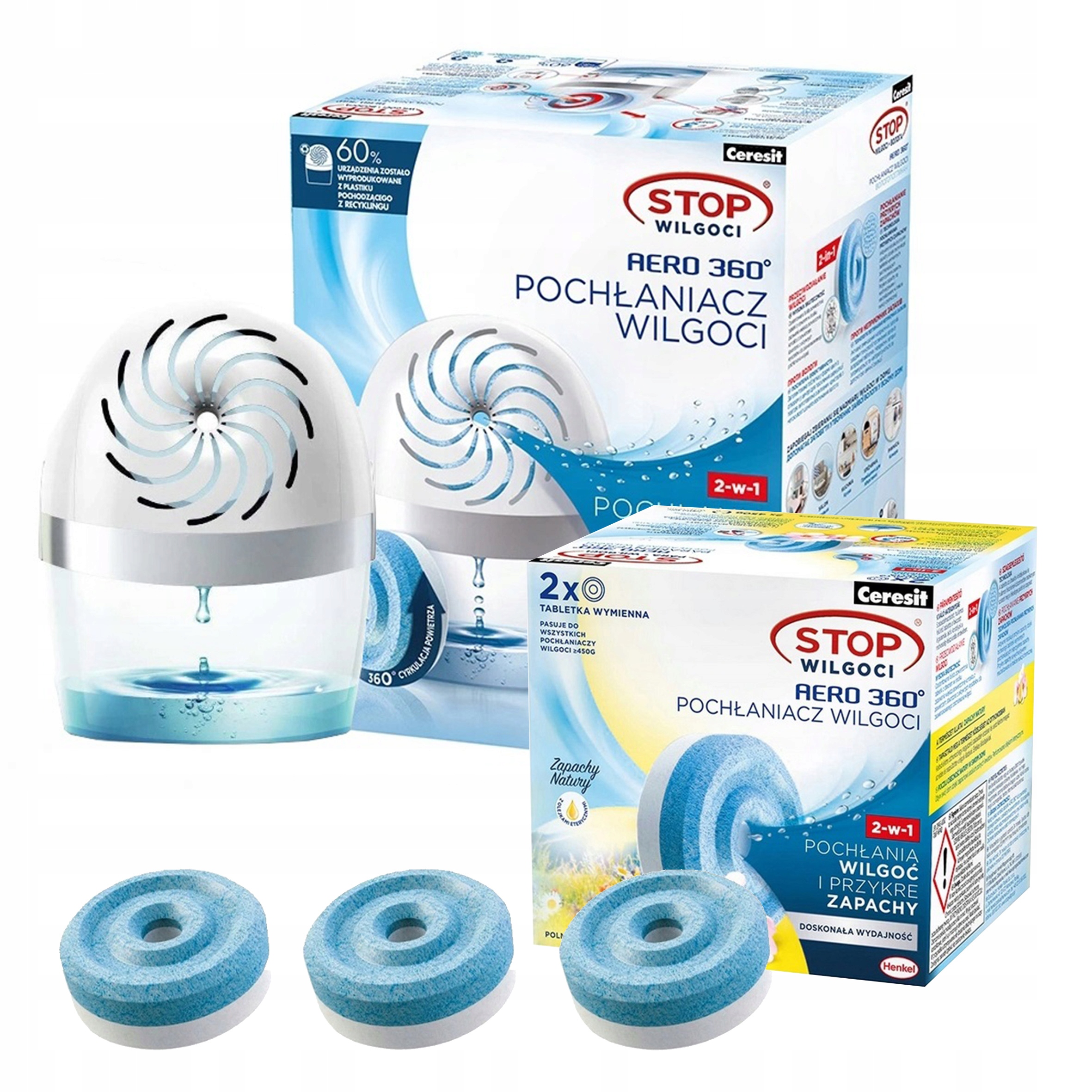 Pohlčovač vlhkosti - Ceresit vlhkosť absorbéru aero 360 tabliet