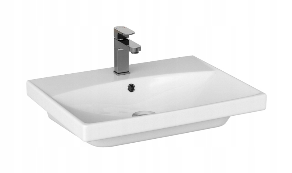Umývadlo - Cersanit City Washbasin 60 cm Nábytok Biela