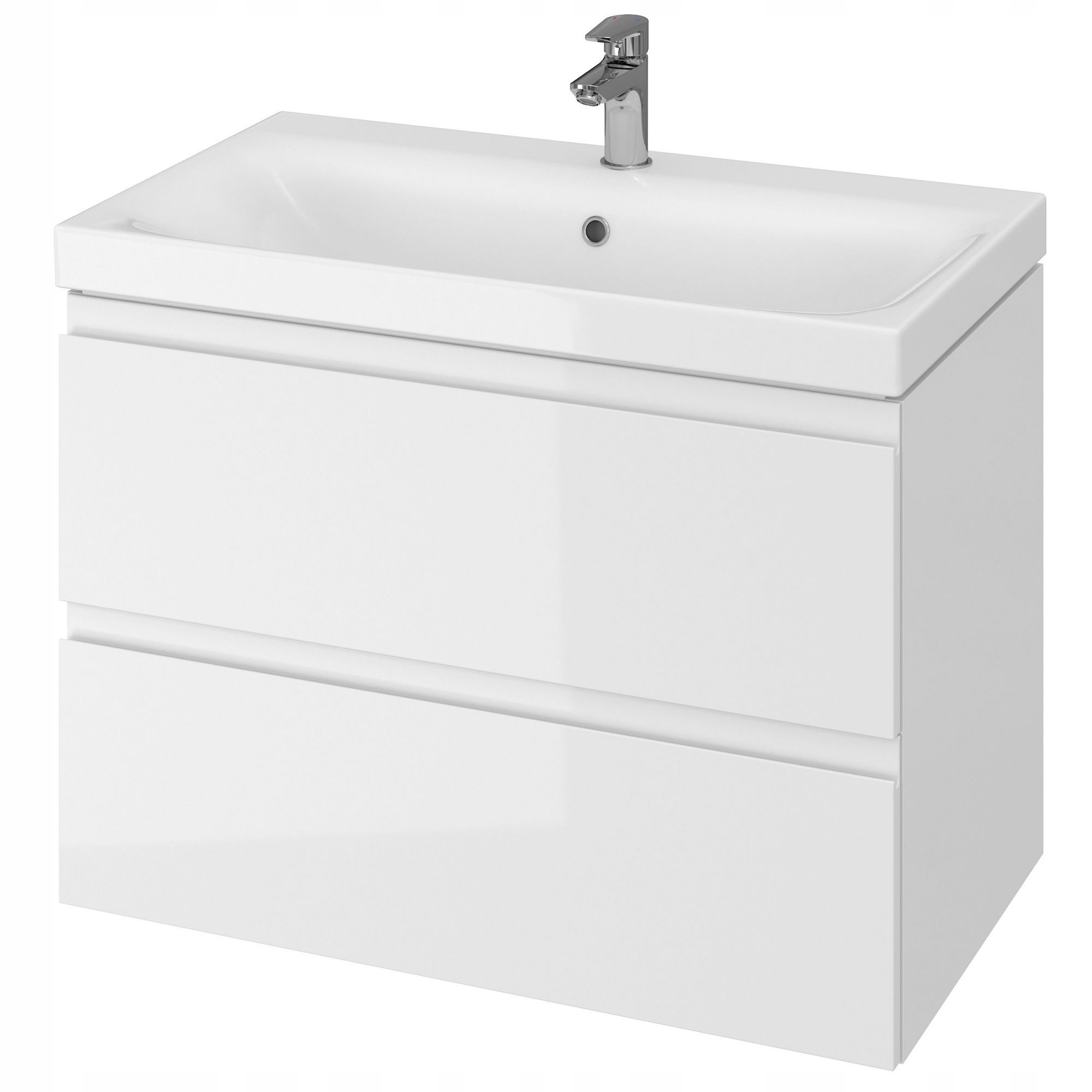 Kúpelňová skrinka - CERSANIT módu umývadlo SKRIŇA 80 CM WHITE