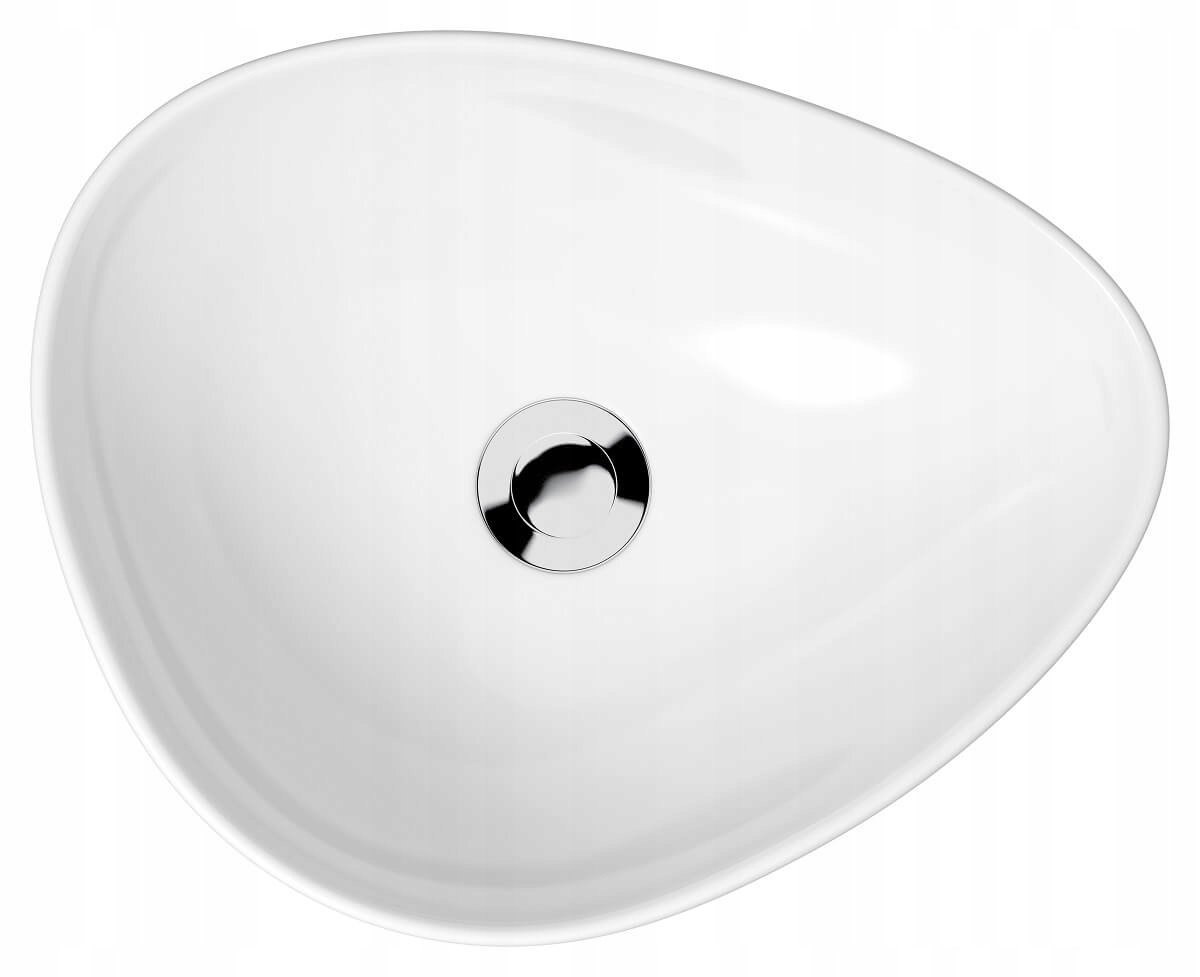 Asymetrické umývadlo -  Fixe washbasin biely štýl moderný hakano -