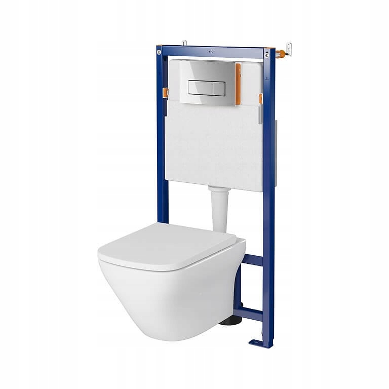 Podomietkový WC modul - Cersanit Tech Line Opti Set B642 Suspendovaná misa