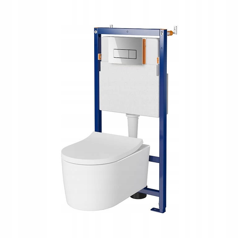 Podomietkový WC modul - Cersanit Tech Line Opti Set B648 Suspendovaná misa