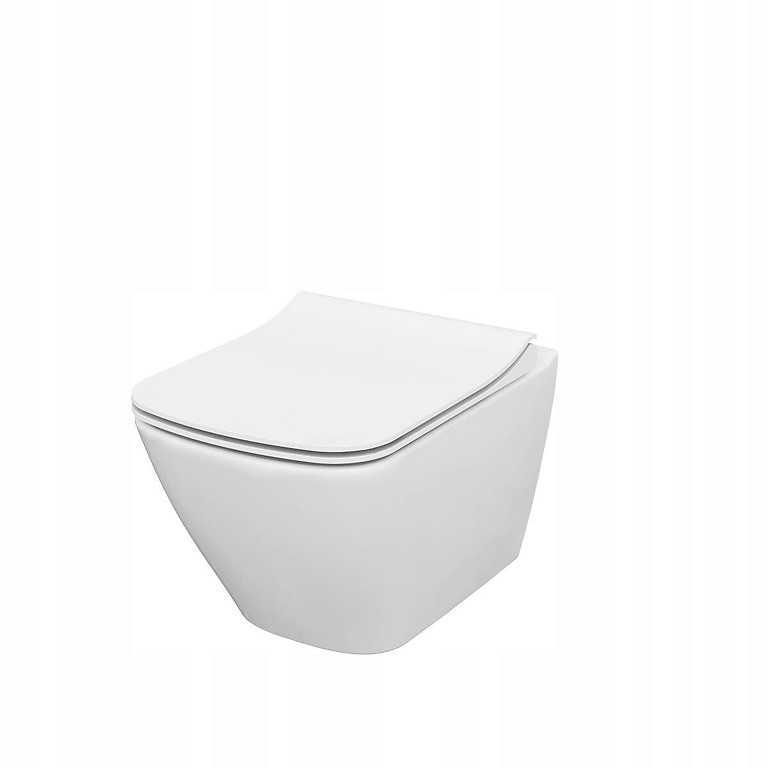 WC misa - Cersanit Bowl Miska štvorcová súprava s tenkým palube