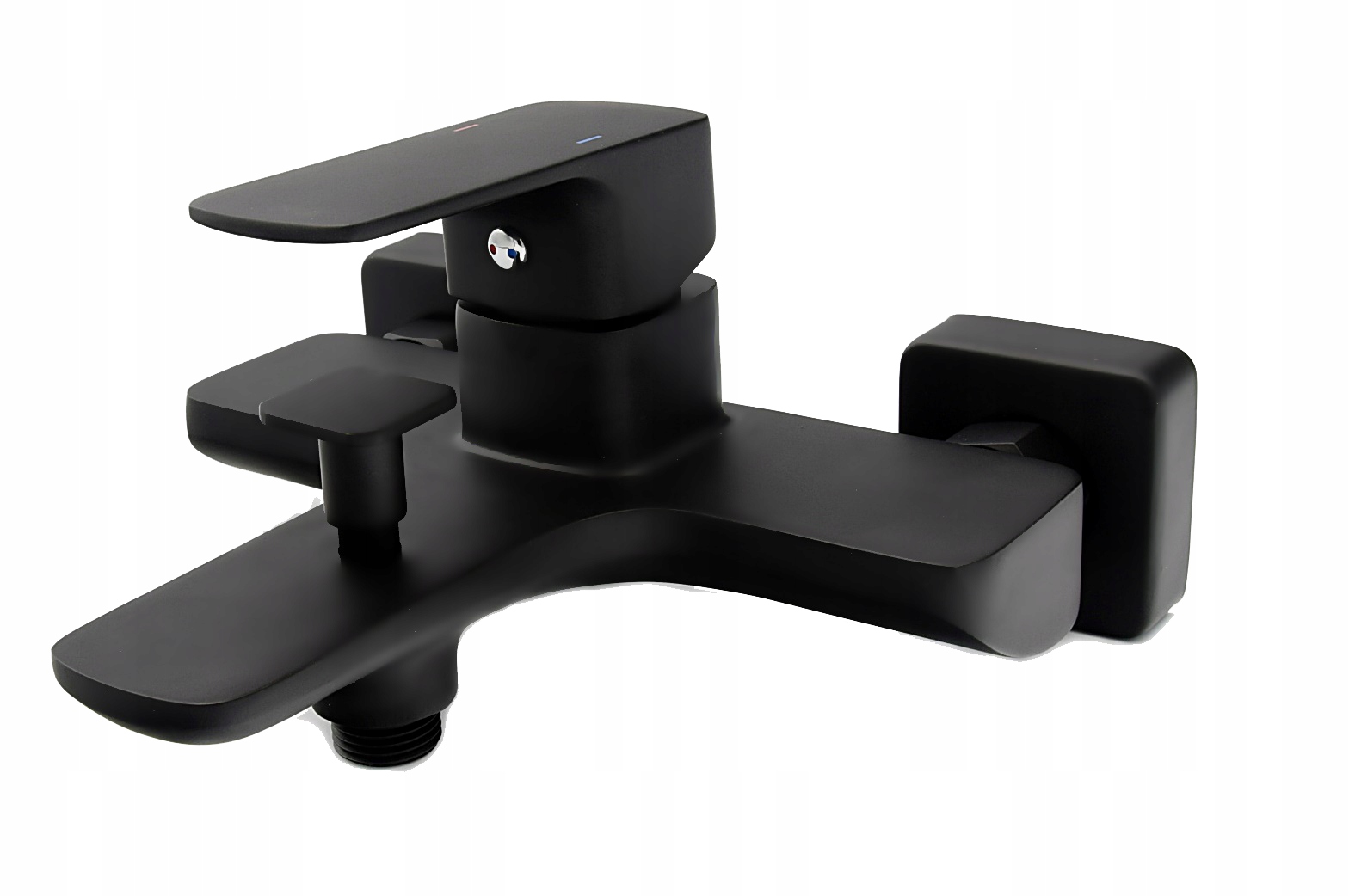 Vaňová batéria - Kubické Black Bath Bath Square Caro Kurán