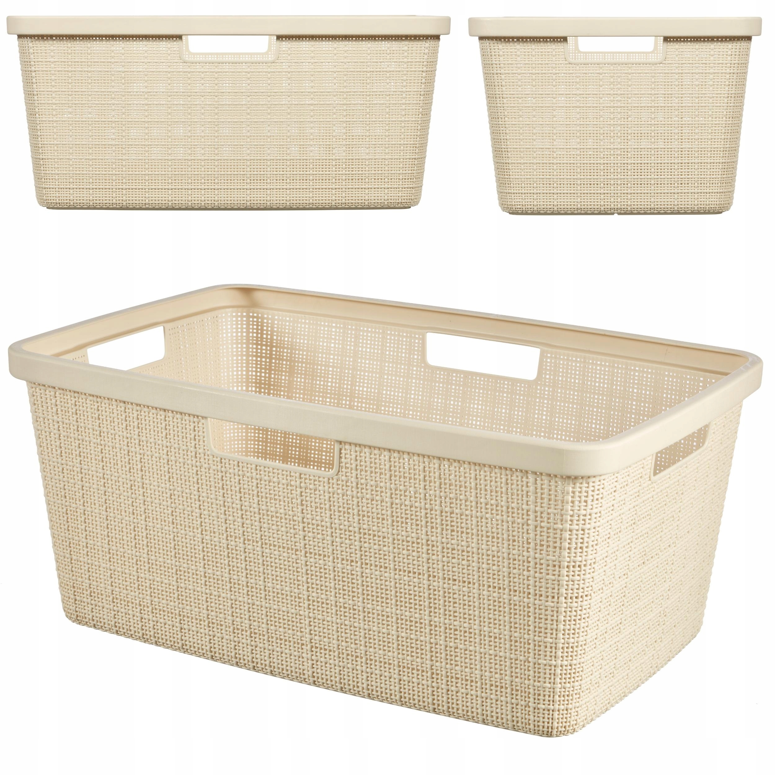 Kôš na bielizeň -  Curver Magla Laundry Basket 46L Cream