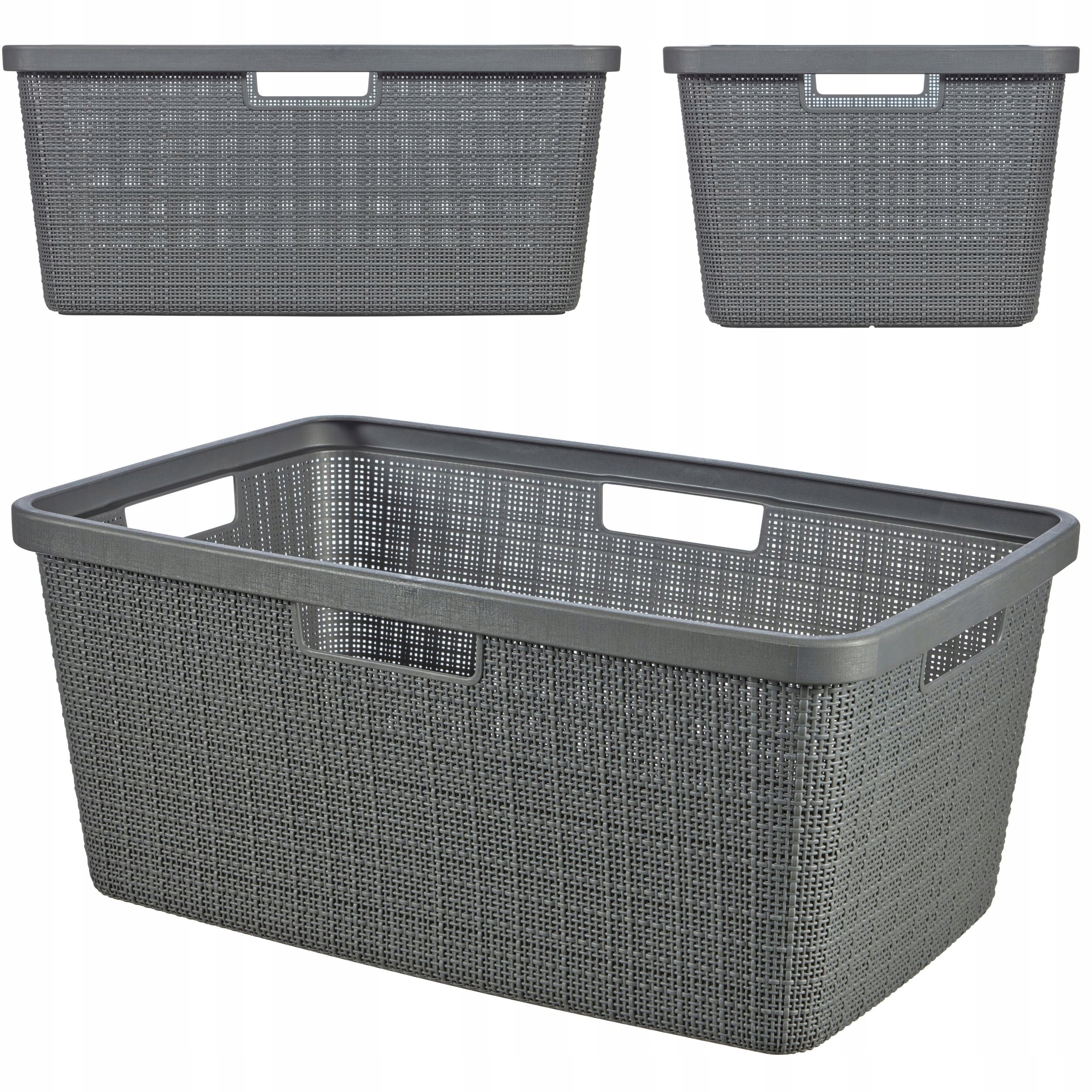 Kôš na bielizeň -  Curver Magla Prania Basket Underwear 46L Grey