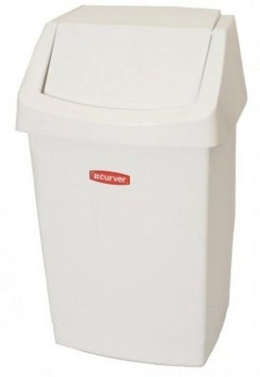 Odpadkový kôš do kúpelne - Glamour Garbage Bin White Color