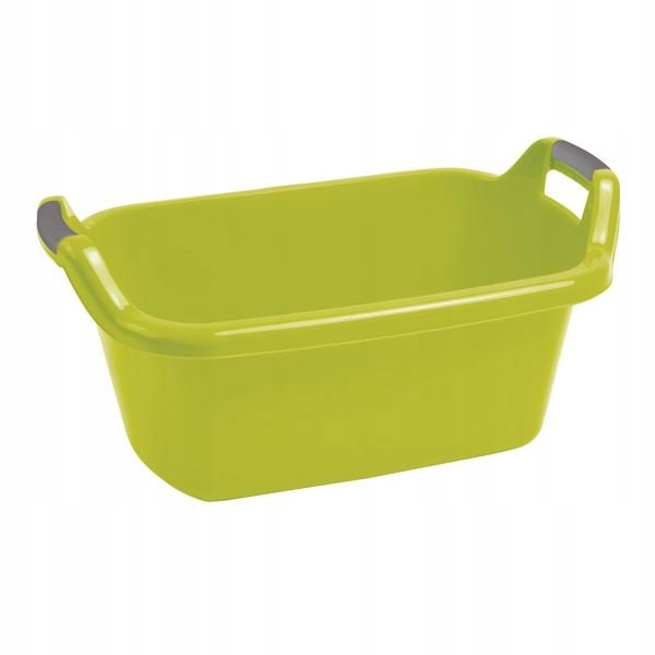 Curver - misa s rukoväťami - oválny - zelený - 35 l