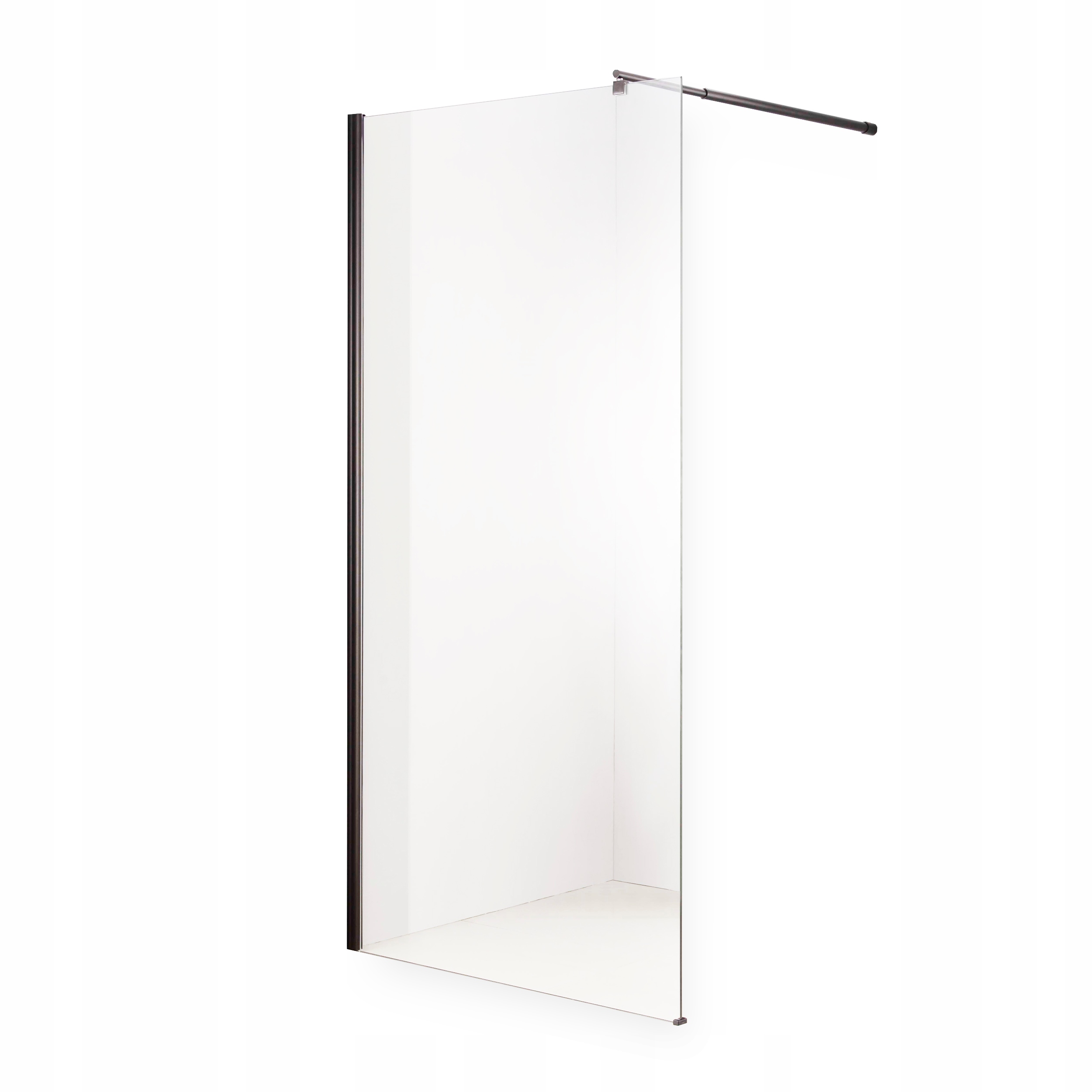 Čierne sklo 8mm Sprcha Procházka 80 cm