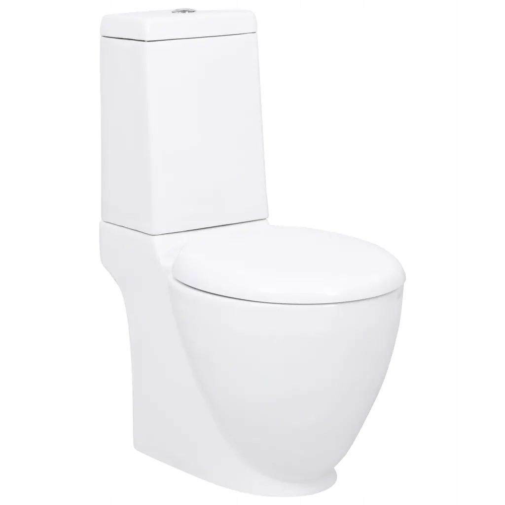 WC misa - Splachovacie WC keramické, okrúhle, odtokové pí