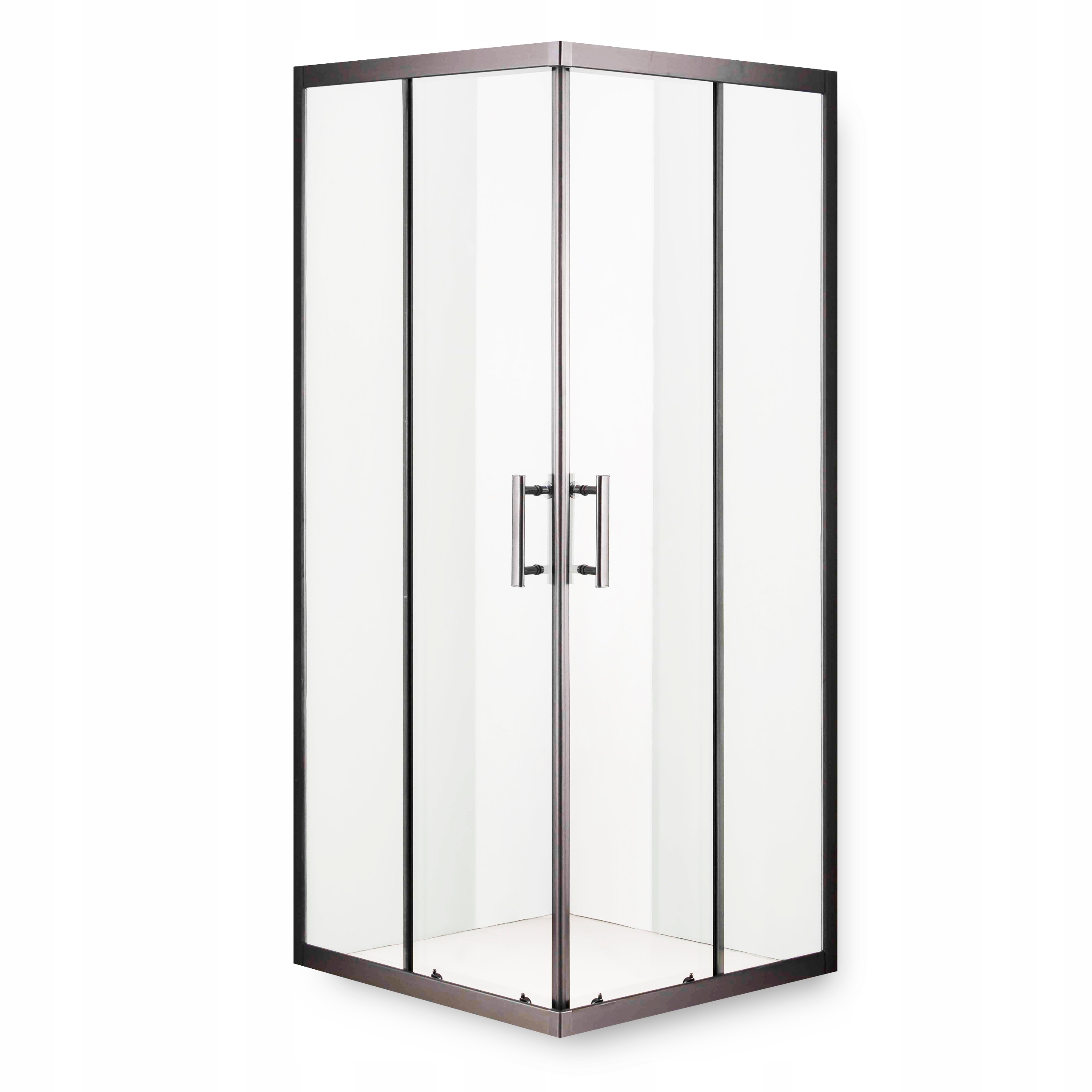 Čierny BLACK Sprchový kút 80x80 Bez vaničky