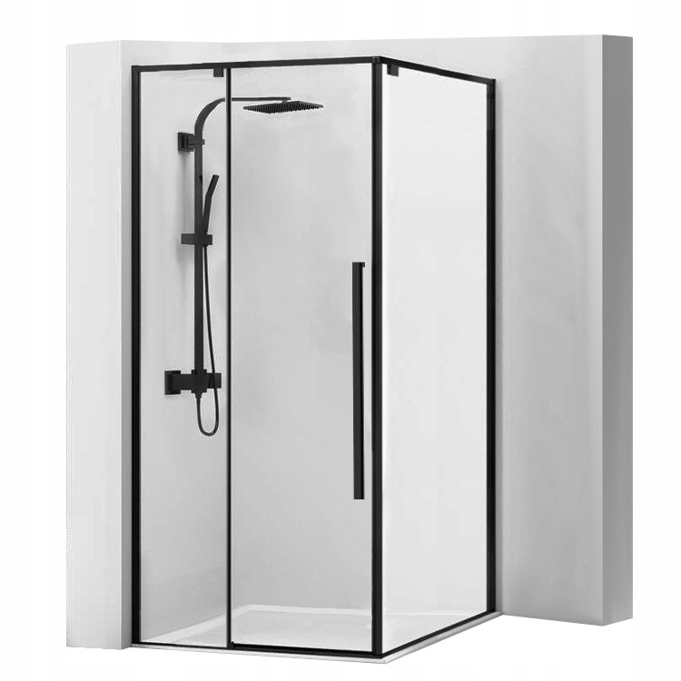 Black Solar Black Sprchový kút 90x90