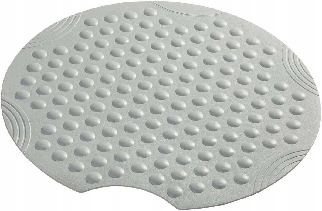 Protišmyková kúpeľňová podložka - Čierna, šedá, 55 cm