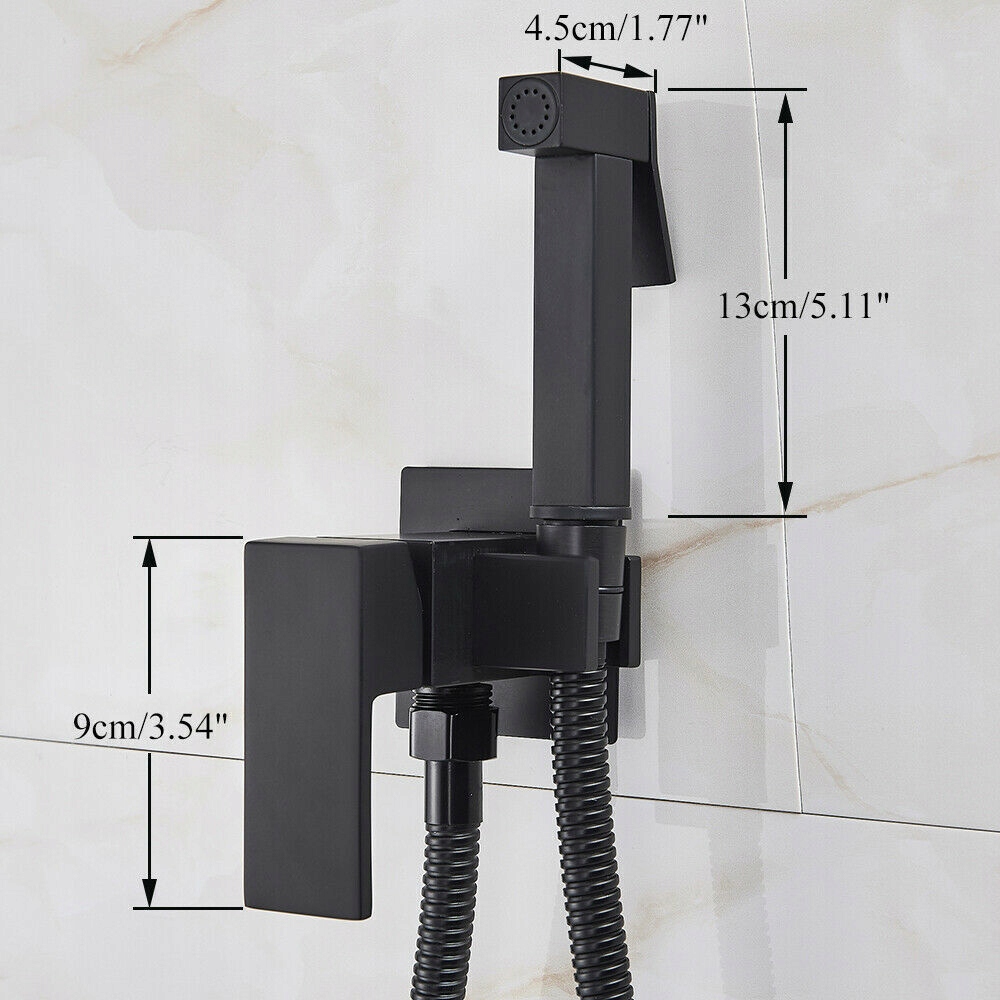 Rukoväť sprchy Black Bidet pre hadicu