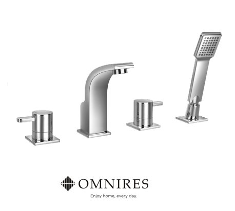 Vaňová batéria - Darling Bath Tub 4 Omnires Da5032