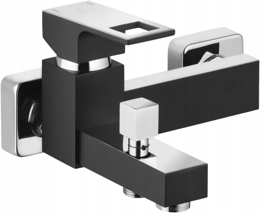 Vaňová batéria - Deante Anemone Wall Kúpeľňa Chrome / Black