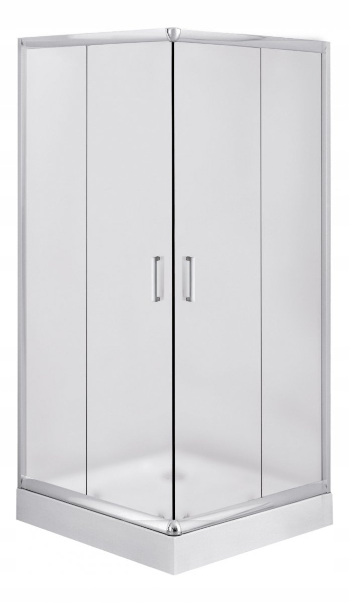 Sprchový kút, kabína - Deante Funksia Cabin Square 80x185 cm sklo/mrazené