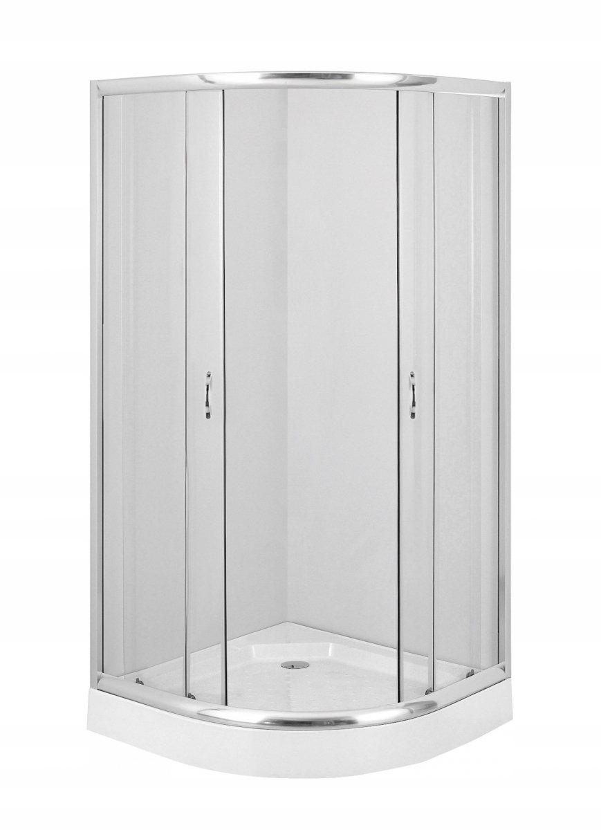 Sprchový kút, kabína - Deante Funksia Half -Wound Cabins 80x185 cm sklo/preprava