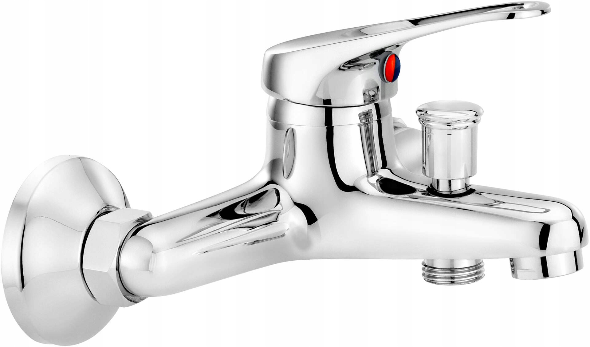 Vaňová batéria so sprchou - Deante Lobo Bath Battery Chrome bez sady