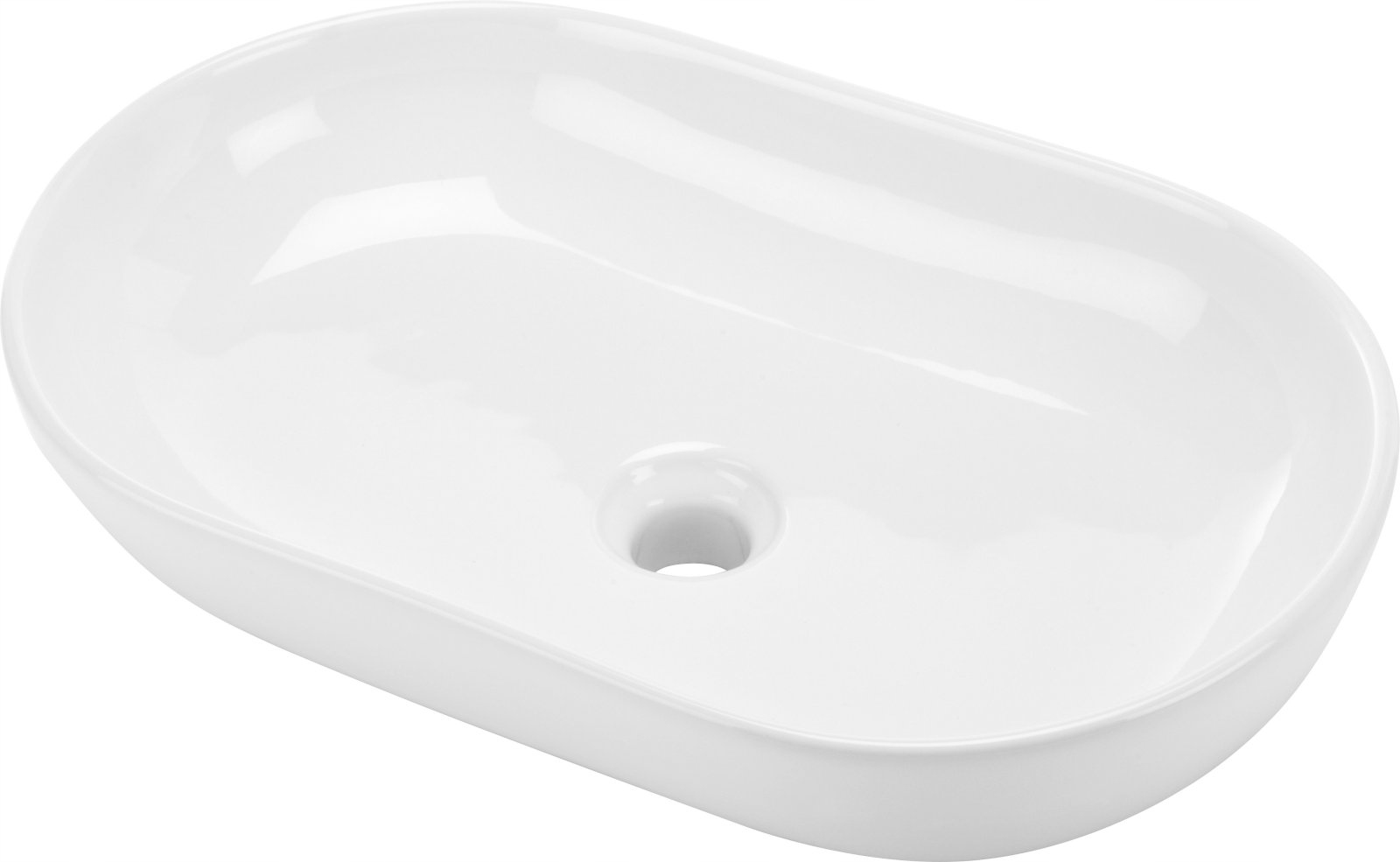 Umývadlo - Deante Peona Washbasin Oval 55x35 cm