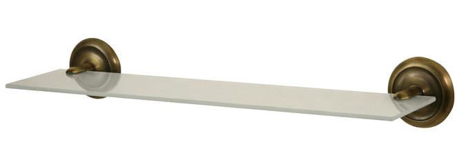 Deco polica pod zrkadlom 00401 Brass BISK