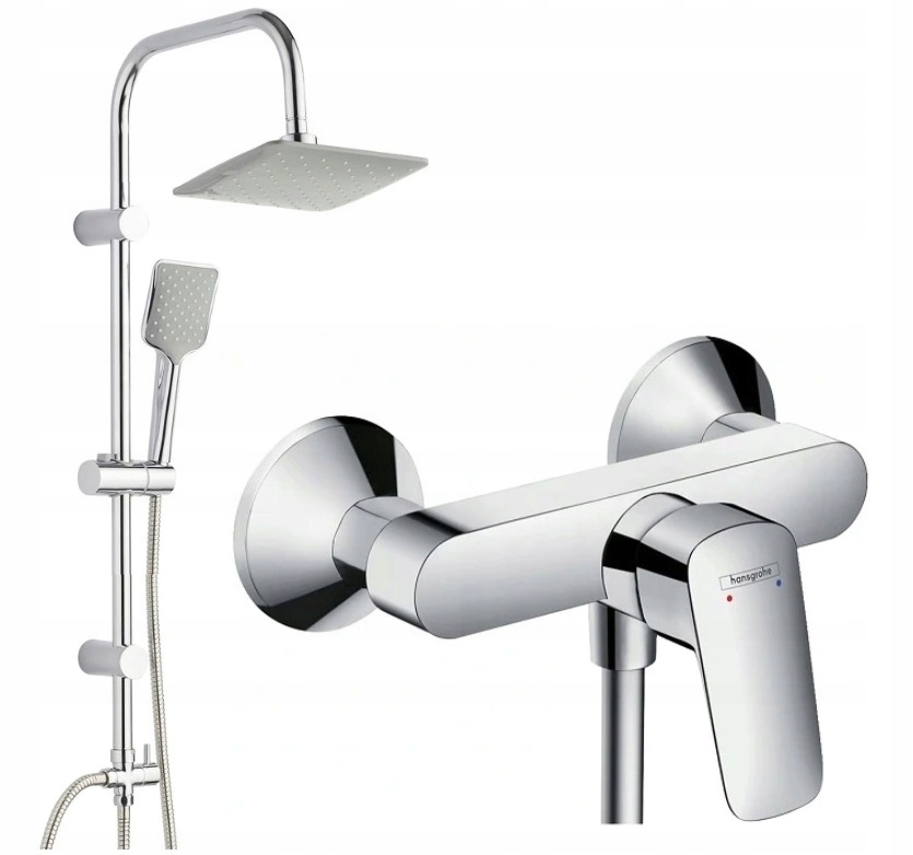 Sprchová súprava - Dažďové zrážky CaClean + Hansgrohe sprchová batéria