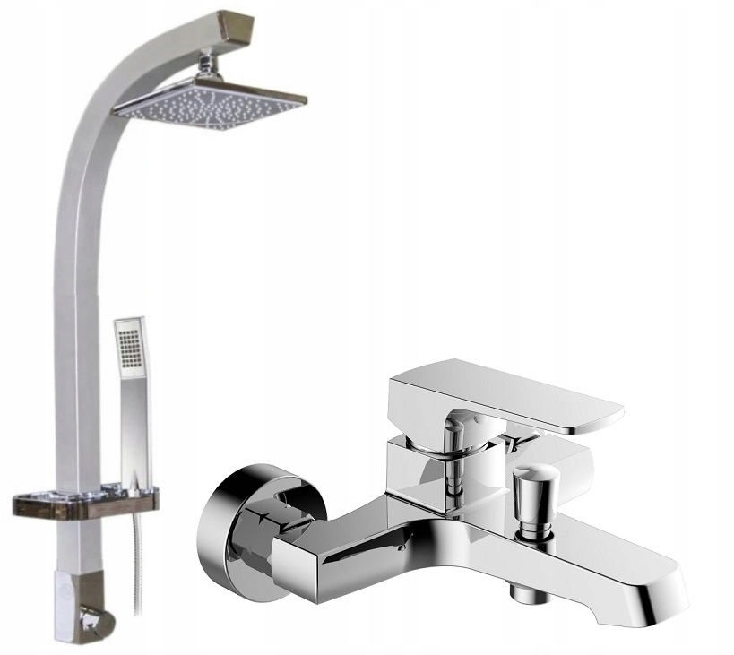 Vaňová batéria - Stĺpec Rainboard Panel + kvádrov vaňa batérie