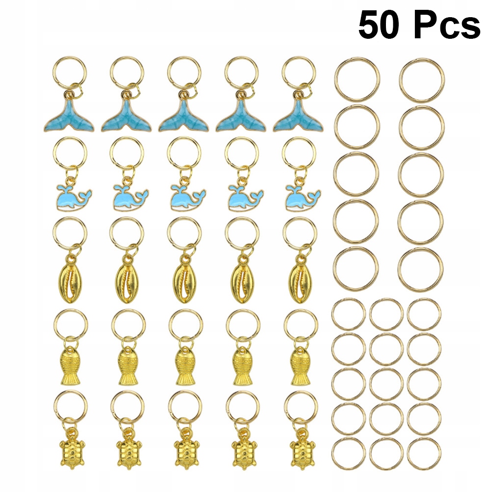Pohlčovač vlhkosti - DIY Chrismas Key Ring Hair Pendant 50 PCS