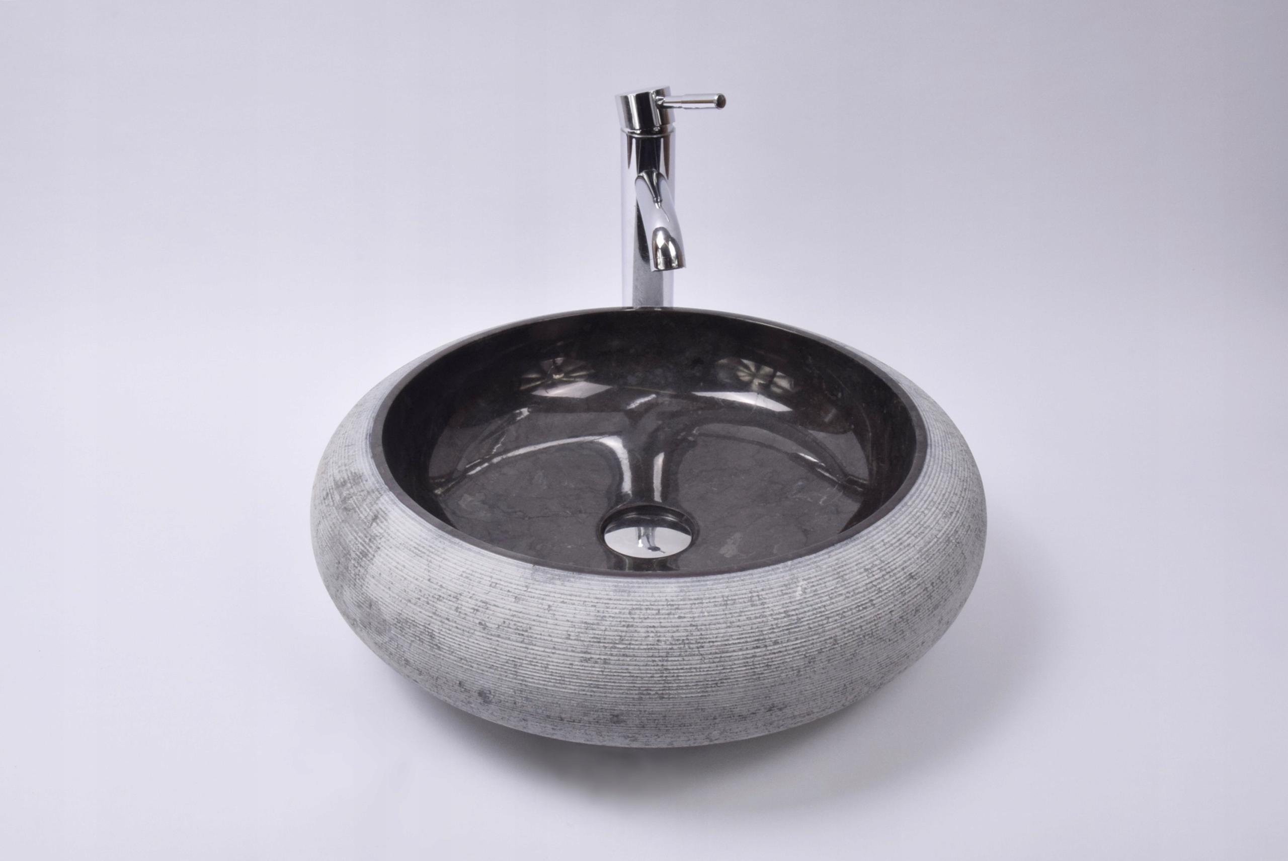 Umývadlo - DN-G Čierna A4 45 cm Stone Wash Basin je