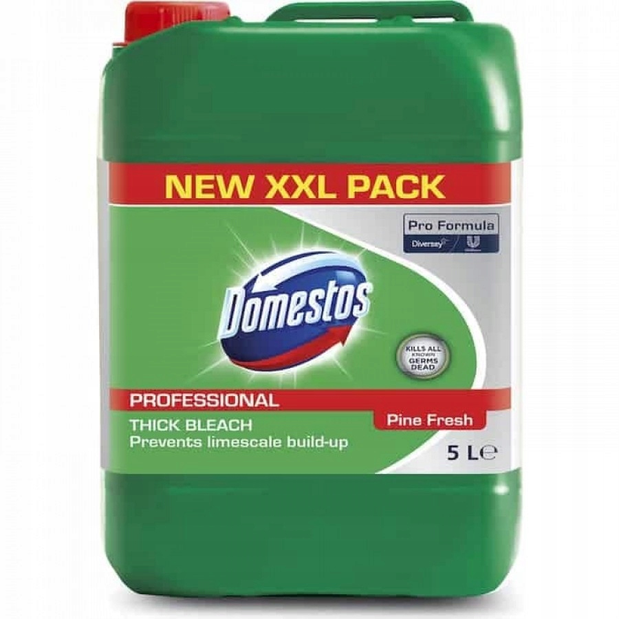 WC kefa - PLIN DOMESTOS pre toaletnú zelenú 5L xxl balenie