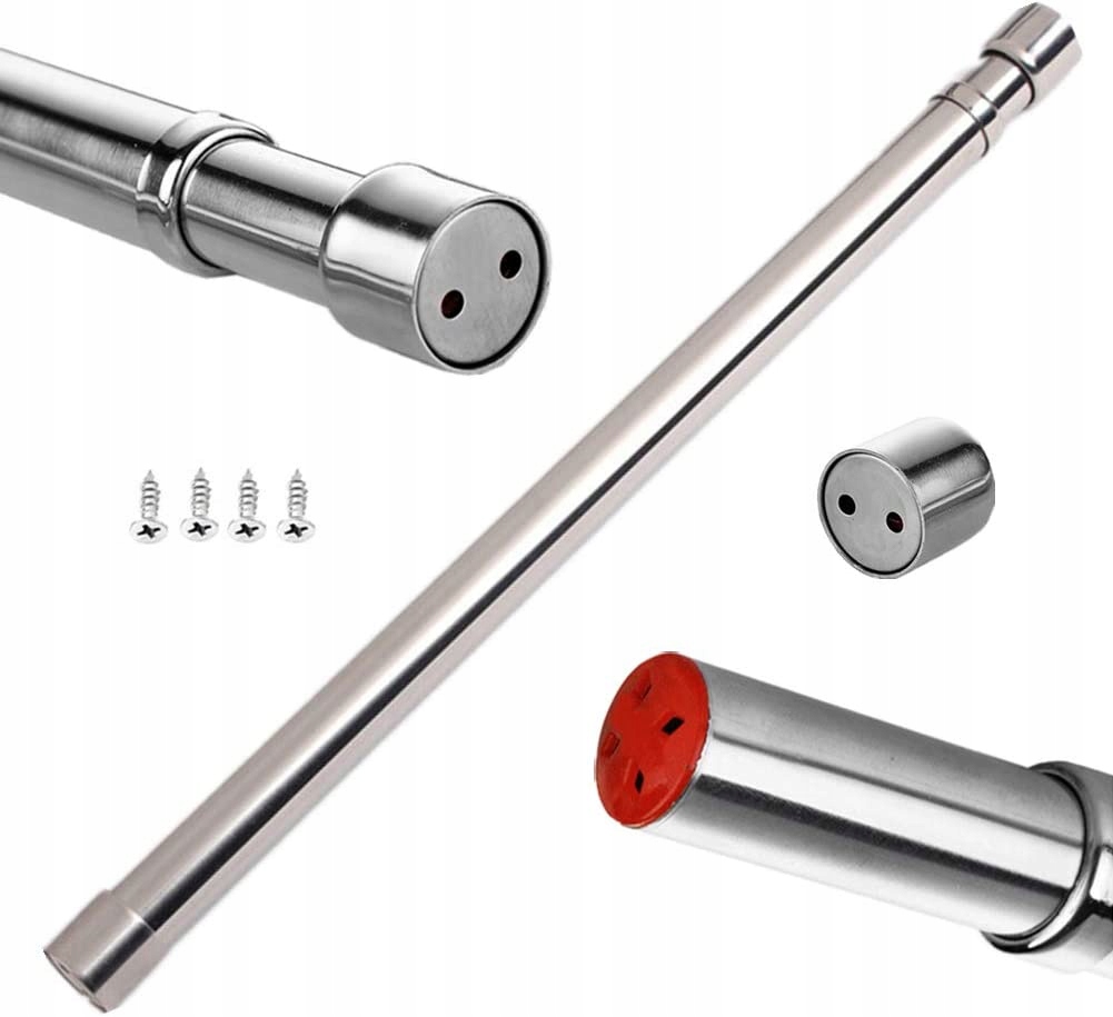 Sprchová tyč - Karnisz Rod Teleskopický expanzný kov 77-142